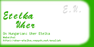 etelka uher business card